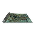 thumbnail image 2 of Ahgly Company Indoor Square Abstract Light Blue Modern Area Rugs, 6' Square, 2 of 4