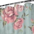 thumbnail image 4 of Waterproof Pioneer Shower Curtain 72x84 Inch Polyester Unique Cute Floral Shower Curtain for Bathroom Hotel Home Decor with 12 Plastic Hooks, 4 of 5