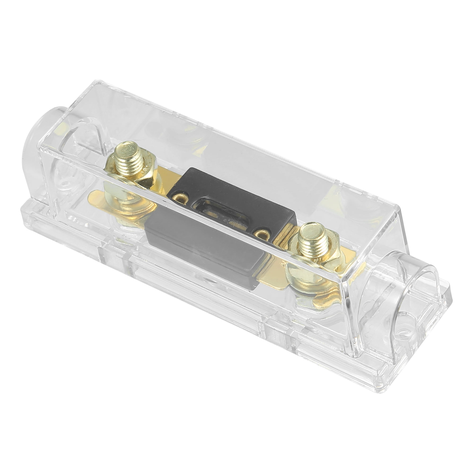 5pcs 60 Amp Fuse 0 4 8 10 Gauge Inline ANL Fuse Holders Clear Fuse Block for Car Audio Video Stereo