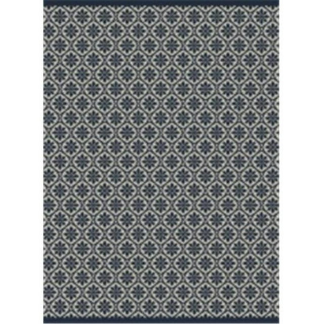Dynamic Rugs PZ91276395501 Piazza Rugs, Beige & Blue - 7.10 x 10.10 in.