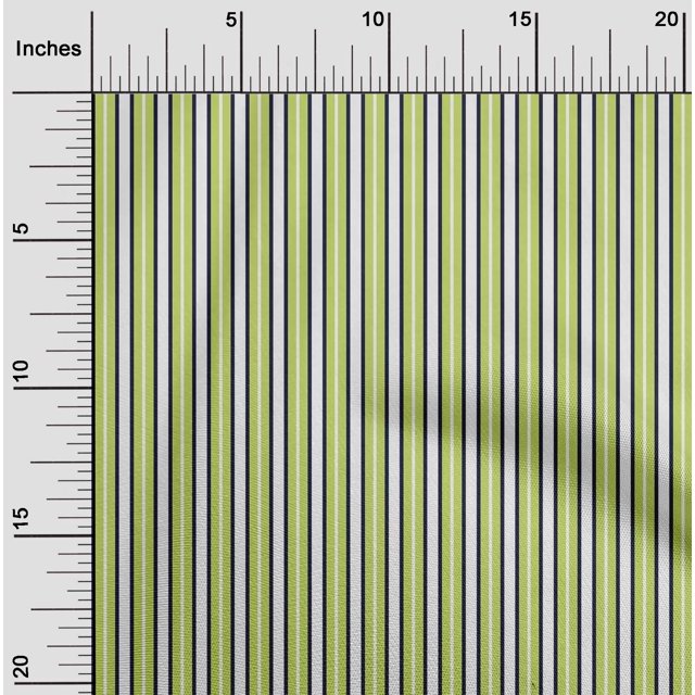 oneOone Georgette Viscose Fabric Shadow Stripe Printed Craft Fabric BTY 42 Inch Wide