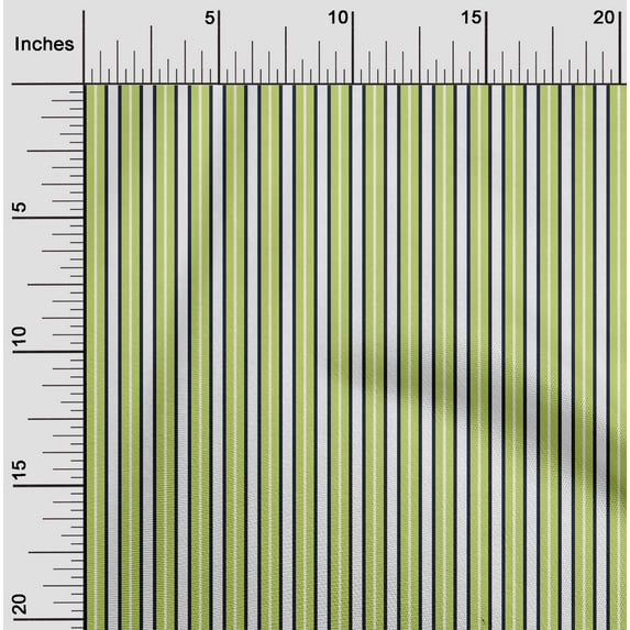 oneOone Viscose Chiffon Fabric Shadow Stripe Print Fabric By The Yard 42 Inch Wide