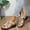 01 Gold, variant on Weiqiqre Women's Athletic & Outdoor Sandals & Slides, Summer Ladies Slippers Casual Women's Shoes Roman Casual Wedges Flower Sandals