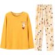 thumbnail image 1 of Pajama de Navidad para Mujer Conjunto de Manga Larga Padre-Hijo Outfit Familiar Color Sólido Manga Larga Top Y Pantalones Conjunto, Acogedor Uso en el Hogar, 1 of 5