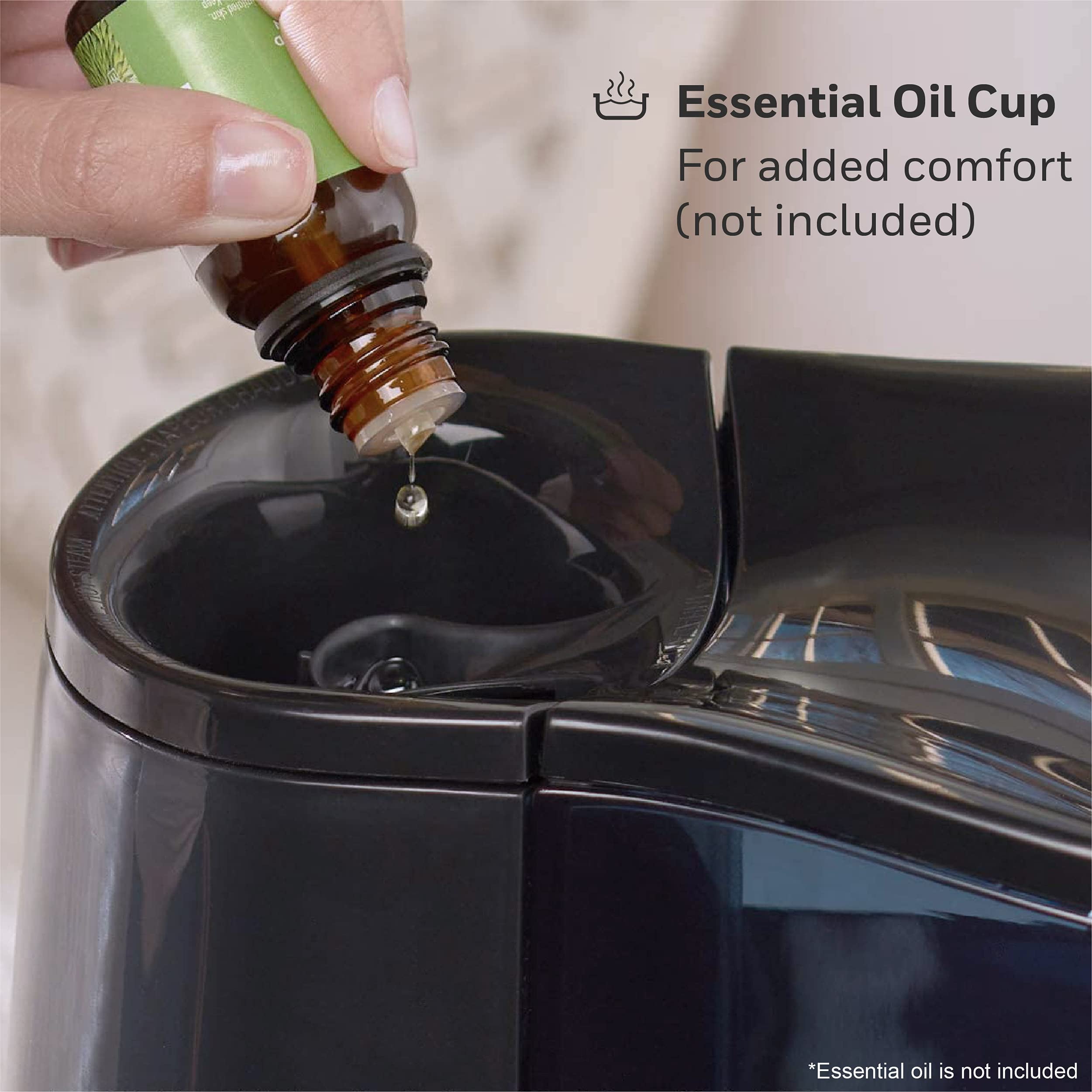 Honeywell Warm Mist Humidifier HWM705B - Filter Free, Warm Mist Vaporizer - Black — Residential Use, Standard Application