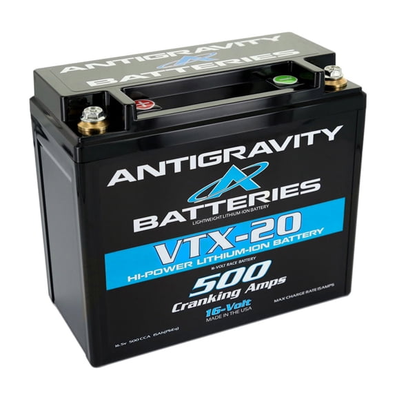 ANTIGRAVITY BATTERIES AGVTX20R Batteries Lithium Battery 500CCA