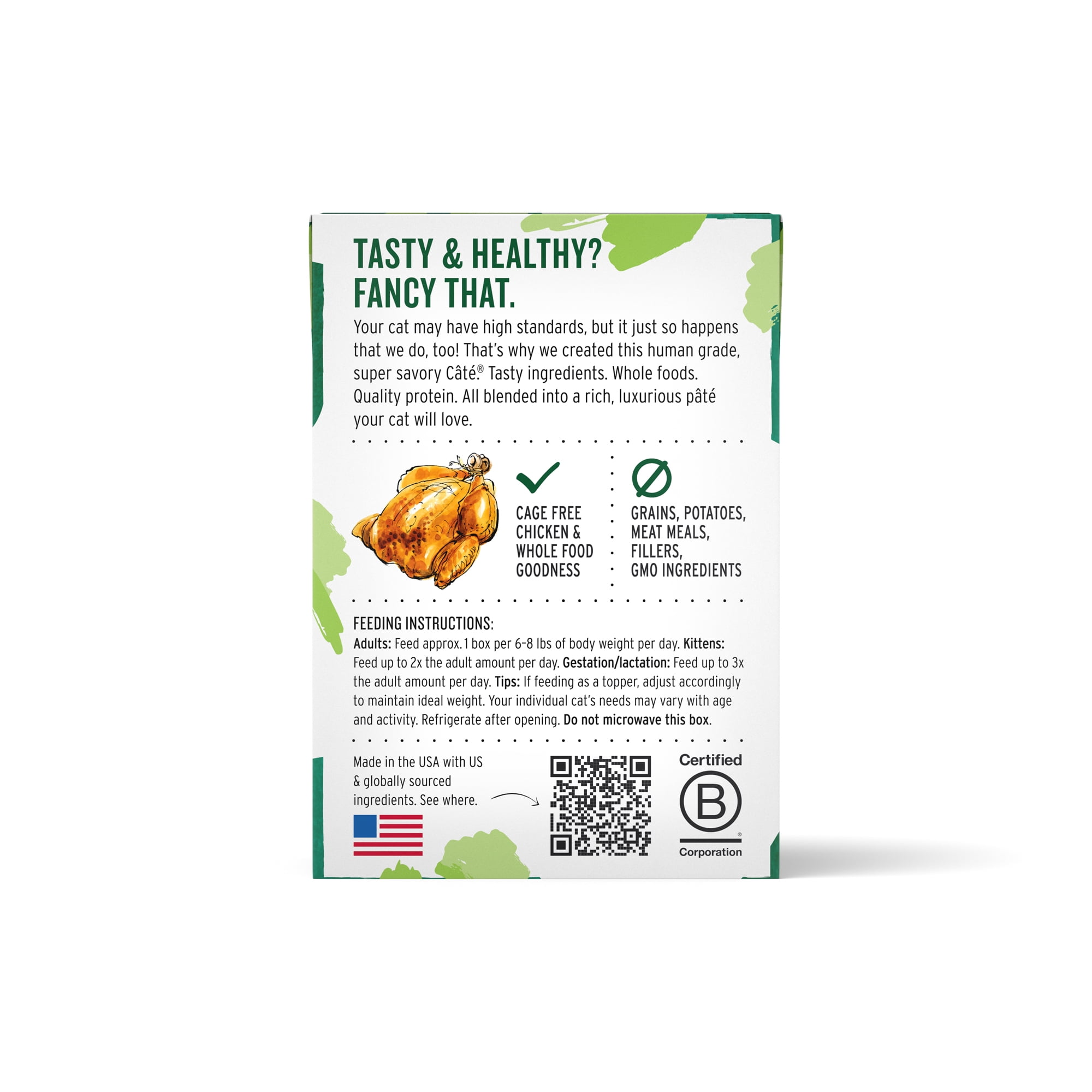 The Honest Kitchen Câté™ Grain Free Chicken Pâté Wet Cat Food, 5.5 oz x1