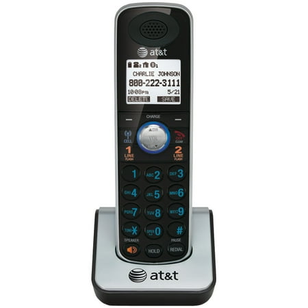 AT&T Cordless Phone Accessory Handset with Caller ID & Call Waiting for TL86109, Black, TL86009