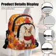 thumbnail image 6 of Xixirimido Rabbit Fall Maple Leaf Pattern Small Sling Bag for Women Crossbody Bags with Adjustable Strap Cell Phone Purse Fanny Pack Chest Bag for Travel Hiking, 6 of 7