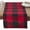 Red, variant on Saro Lifestyle Buffalo Plaid Design Cotton Table Runner