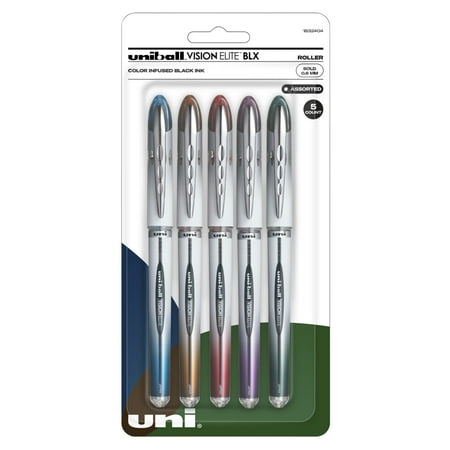 UPC: 0030246004678 | uni-ball Vision Elite BLX Rollerball Pen Set  .8mm  5-Colors