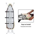 thumbnail image 4 of HELLHERO Eiffel Cherry Blossom Pattern Ironing Board Covets Hook and Loop Fastener Non-Slip Polyester for Friends(No Padding), 4 of 5