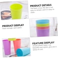 thumbnail image 5 of 12Pcs Unbreakable Drinking Glasses,5.7x3.2x2.4In Multi-Color Reusable Safe Water Glasses,Plastic Water Cups for Christmas,Thanksgiving(500ml/17.5oz), 5 of 6
