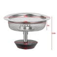 thumbnail image 3 of 1PCS Kitchen Home Sink Strainer Stopper Stainless Steel Drain Basket Waste Plug, 3 of 4