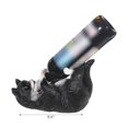 thumbnail image 2 of IH Casa Decor Wine Bottle Holder Cat On Back, 2 of 2