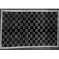 thumbnail image 1 of Ahgly Company Indoor Rectangle Checkered Gray Modern Area Rugs, 2' x 3', 1 of 4