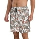 thumbnail image 2 of Balery Paisley Floral Traje de Baño Estilo Hawaiano para Hombre, Shorts de Secado Rápido con Bolsillos-Large, 2 of 6
