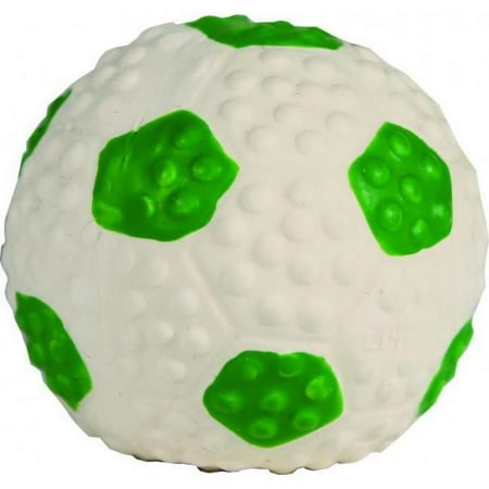 UPC: 0076484832062 | Coastal Pet Products 827939 Li L Pals Latex Soccerball – Green  2 in.