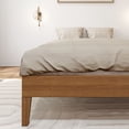 thumbnail image 5 of Plank+Beam Solid Wood Full Size Platform Bed Frame,  Matte Pecan, 5 of 10