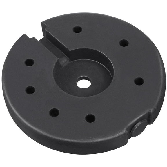 SEWOART Black Round Floor Lamp Base Accessory for Stable Lamp Placement