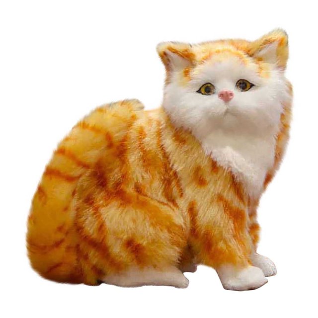Matoen Simulated Sitting Ornaments High-precision Realistic Shape Suitable For Home Decoration Window Display Photography Props And Gifts
