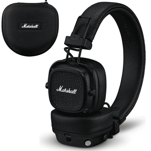 Audífonos Inalámbricos Marshall Major IV Negro (Estuche de Regalo) Bluetooth
