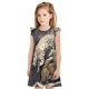 thumbnail image 1 of Fotbe Graceful Snow Leopard Vestido de Dormir para Niñas de 3 a 10 Años, Mangas Cortas, Estilo Princesa, Pijama Camisón con Mangas Voladas-Medium, 1 of 6