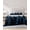 Blue, variant on 3 Piece Twin Sheet Set Forest Sheets Set for Twin Size Bed, Breathable Soft Microfiber Bed Sheets Cooling Dark Blue Fall Bird Vintage Farmhouse Tree Fitted Sheet Deep Pocket, Pillowcases