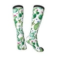 thumbnail image 4 of Fotbe Cactus Plants1 print Women's Men's Novelty Crew Socks Cotton Socks Knee High Socks for Walking,Running,Nurses,Pregnancy, 4 of 9