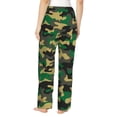 thumbnail image 6 of Pajama Pants Women - Classic Camo Green Soft Breathable Sleep & Lounge Pants for Women, Comfy Casual Pj Pants Bottoms with Pockets, 6 of 7
