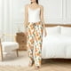 thumbnail image 4 of Balery Peaches Pantalones de pijama para mujer, pijamas ultraligeros, pantalones de estar por casa-Small, 4 of 6