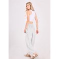 thumbnail image 3 of utcoco Womens Casual Loose Fit Pants Drawstring Wide Leg Harem Pants, 3 of 4