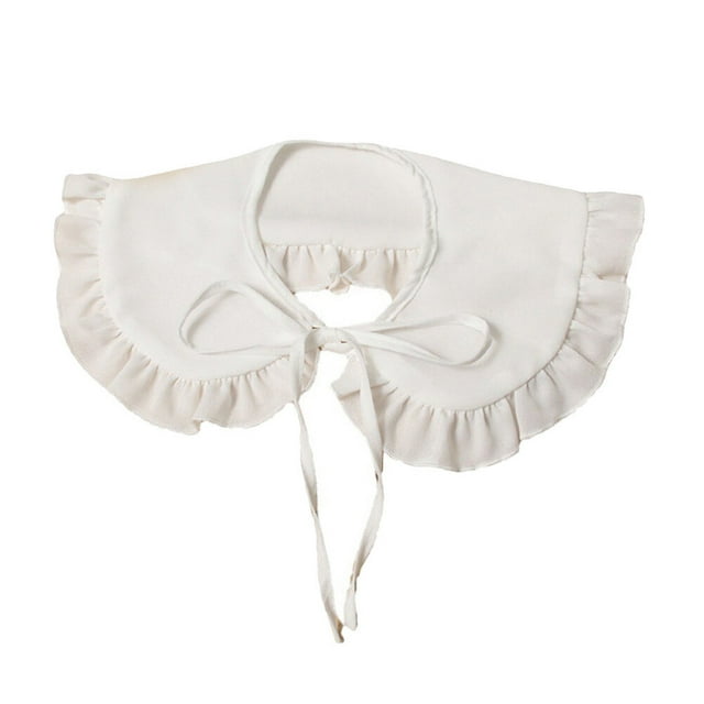 1 pieza de cuello falso Lolita, chal grande, cuello falso para decoración de camisas de vestir de verano