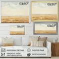 thumbnail image 4 of Designart "Minimalistic Scenic Meadows In Endless Prairies I" Prairies Floater Framed Wall Decor, 4 of 5