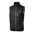 thumbnail image 2 of Cutter & Buck Black Stephen F Austin Lumberjacks Primary Team Logo Rainier PrimaLoft Eco Insulated Full-Zip Puffer Vest, 2 of 3