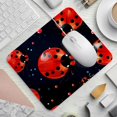 thumbnail image 2 of Ladybird Square Non-Slip Rubber Bottom Printed Desk Mat Mouse Mat Gaming Mousepad Desk Pad - 8.3x9.8 Inch, Suitable for Office and Gaming, 2 of 6