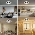 thumbnail image 2 of OFFCEI L&aacute;mpara de techo, 3 Colores Regulables,L&aacute;mpara de techo moderna con Cuadrada luces, L&aacute;mparas de techo Led para interior de casas, pasillo, sala de estar, dormit, 2 of 9