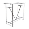 thumbnail image 1 of Econoco Heavy Duty Double Bar Rack w/ V-Brace - Chrome Finish,Pack Size - 1, 1 of 4