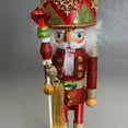 thumbnail image 4 of Kurt Adler Hollywood Nutcracker Collection, Battery Operated Deck The Halls Musical Water Globe Hat, 21in, 4 of 11
