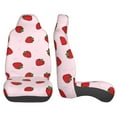 thumbnail image 3 of Fuzoiu Strawberry Print Seat Covers Set, Car Seat Covers Front Seats, Car Seat Protector, Car Seat Cushion, Seat Covers Carseat Cover Universal Fit for Most Cars, 3 of 7