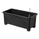 thumbnail image 1 of Maceta rectangular para plantas de interior y exterior, jardín y patio Negro Sin Patas, 1 of 7