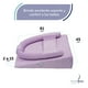 thumbnail image 5 of Cojín Con Soporte Memory Foam para Bebé Funda Lavable Lila, 5 of 8