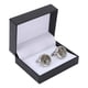 thumbnail image 4 of Gemelos Steampunk para hombre, 2 uds., 20mm, estilo ancla plateada, superficie pulida, chapado en Metal de latón duradero, 4 of 5