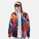 thumbnail image 2 of Balery Vibrant Hummingbird Watercolor Art Sudadera ligera de manga larga con capucha y protección solar UPF 50+ para hombre y mujer, ideal para pesca y running-3X-Large, 2 of 7