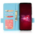 thumbnail image 2 of For Asus Rog Phone 6 5G/Rog Phone 6 Pro 5G Side Buckle Pebbled Leather Case Light Blue, 2 of 5