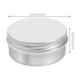 thumbnail image 2 of Phenofice 4Ud Redondos De Aluminio Para Almacenamiento Duradero De Cremas Maquillaje Y Pequeños Objetos, 2 of 6