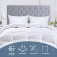 thumbnail image 3 of Comforters Queen Size All Season Duvet Insert Down Alternative Box Stitched Bed Comforter with Corner Tabs Machine Washable (), 3 of 8
