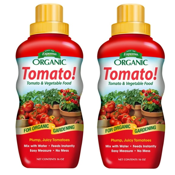 Espoma Tomato! Liquid Plant Food, Natural & Organic Tomato & Vegetable Food, 18 fl oz, Pack of 2