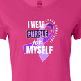 thumbnail image 4 of Inktastic I Wear Purple For Myself Lupus Awareness Women's T-Shirt, 4 of 5