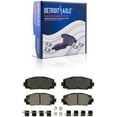thumbnail image 4 of Detroit Axle - 6pc Brake Pads Brake Shoes for 2012-2018 Toyota Prius C 2013 Scion IQ Front Ceramic Brake Pads Rear Semi-metallic Brake Shoes Replacement, 4 of 6